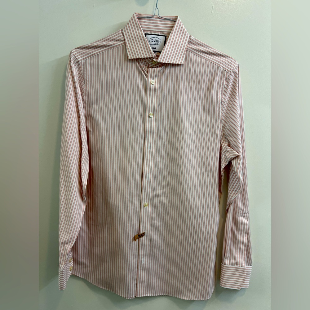 Charles Tyrwhitt men’s shirt 15.5 slim fit - new